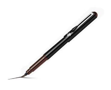 Ansicht Pocket Brush, schreibend